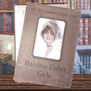 Item #100234 Harrison Fisher Girls. Harrison Fisher