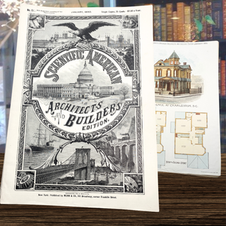 Item #100606 Scientific American Magazine Architects and Builders Edition Full Year, 1890