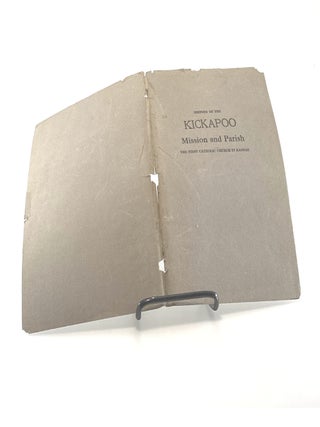 History of the Kickapoo Mission, First Catholic Church in Kansas, 1938