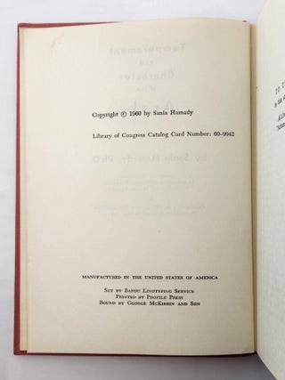 Temperament and Character of the Arabs by Sania Hamady, 1960