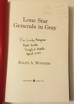 Lone Star Generals in Gray