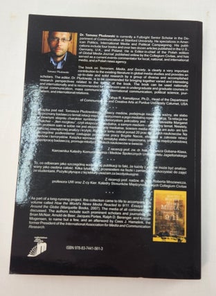 Terrorism Media Society by Tomasz Płudowski, 2006 Softcover