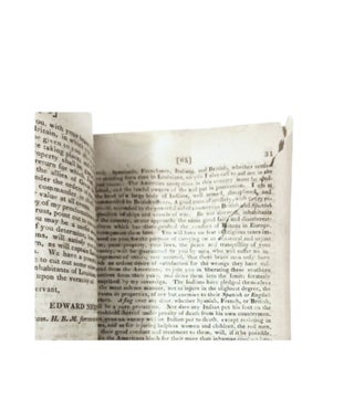 Affairs with Spain, President Monroe's Message December, 1818