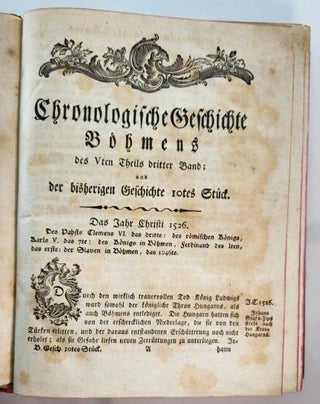 Chronolgische Geschichte Böhmens