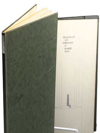 The Silver Cat and Other Poems Humbert Wolfe Limited Edition, Dust Jacket, 1928