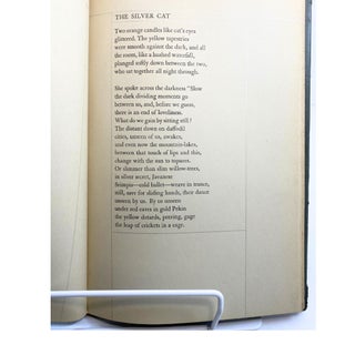 The Silver Cat and Other Poems Humbert Wolfe Limited Edition, Dust Jacket, 1928
